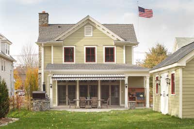 Victorian Exterior. Victorian Modern Addition by Rosen Kelly Conway Architecture & Design.