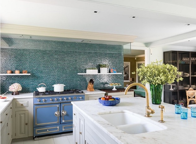 Modern Family Home Kitchen. Circa 1796 Adam House by Frank Roop Design Interiors.