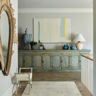  Country French Beach House Entry and Hall. Sagaponack by Josh Greene Design.