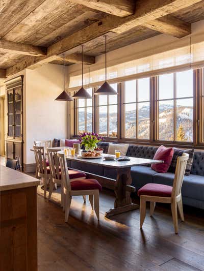  Rustic Scandinavian Vacation Home Kitchen. Ski Chalet by Kylee Shintaffer Design.