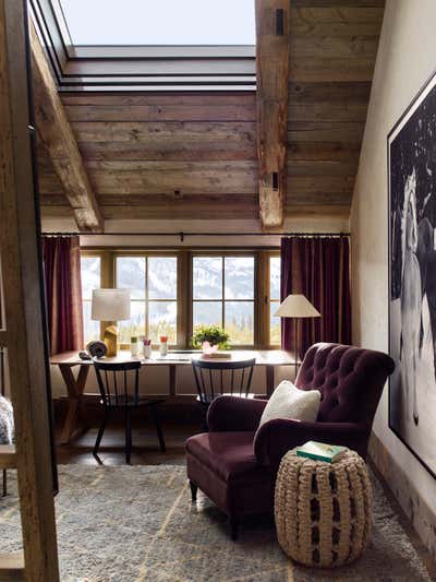  Eclectic Rustic Vacation Home Children's Room. Ski Chalet by Kylee Shintaffer Design.