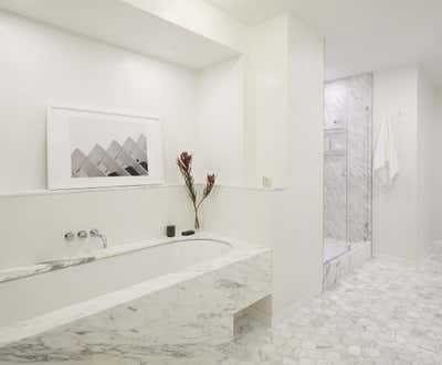  Modern Apartment Bathroom. East 72nd Street Residence by Frederick Tang Architecture.