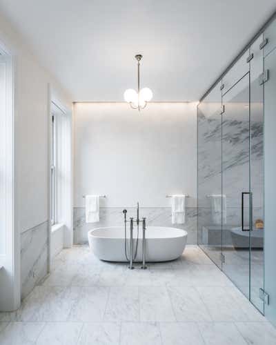  Minimalist Family Home Bathroom. Upper East Side Townhouse by MKCA // Michael K Chen Architecture.