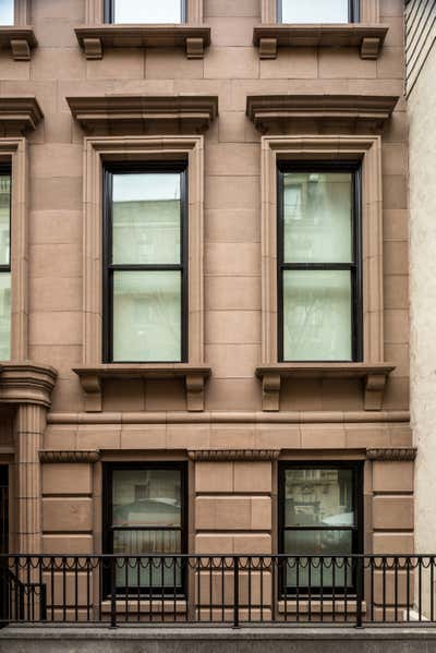  Traditional Family Home Exterior. Upper East Side Townhouse by MKCA // Michael K Chen Architecture.
