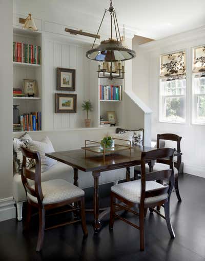 Modern Family Home Dining Room. Historic Residence by Frank Ponterio Interior Design.