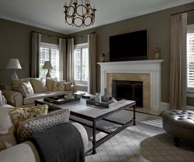  Traditional Family Home Living Room. Historic Residence by Frank Ponterio Interior Design.