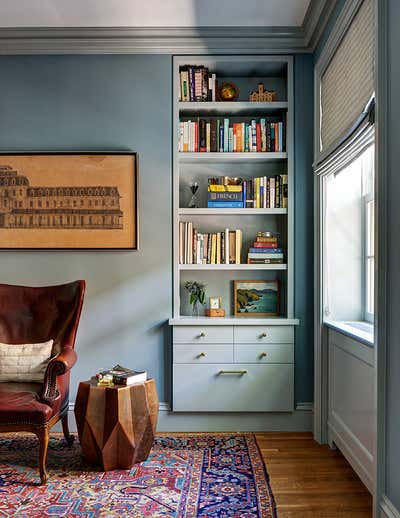  Traditional Family Home Office and Study. Boerum Hill Greek Revival, No. 2 by The Brooklyn Studio.
