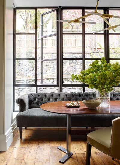  Mid-Century Modern Family Home Dining Room. Brooklyn Heights Greek Revival, No. 3 by The Brooklyn Studio.