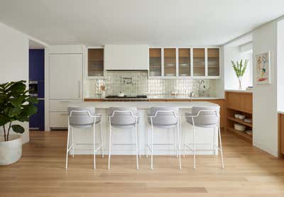  Modern Apartment Kitchen. East 72nd Street Residence by Frederick Tang Architecture.