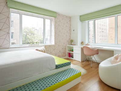  Mid-Century Modern Apartment Children's Room. East 72nd Street Residence by Frederick Tang Architecture.