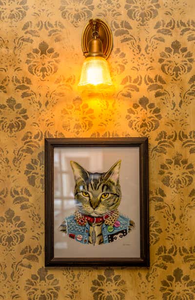 Preppy Restaurant Bathroom. Punk & Poet by Assembly Design Studio.