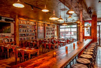 Eclectic Restaurant Entry and Hall. Punk & Poet by Assembly Design Studio.