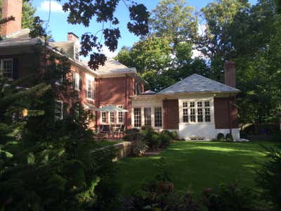  Traditional Family Home Exterior. Georgian Colonial Addition by Rosen Kelly Conway Architecture & Design.