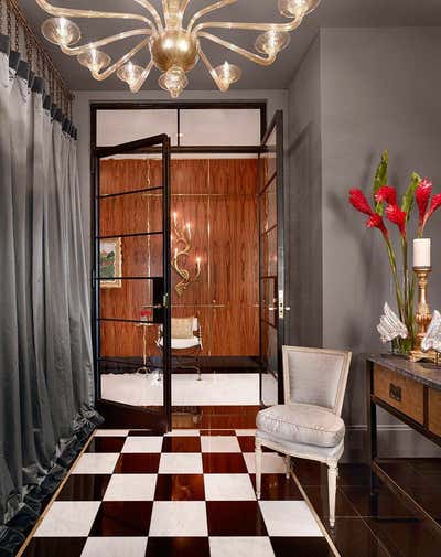  Eclectic Family Home Entry and Hall. Above and Beyond by Mohon Interiors.