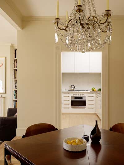 Transitional Family Home Dining Room. Russian Hill Cottage by Martin Young Design.