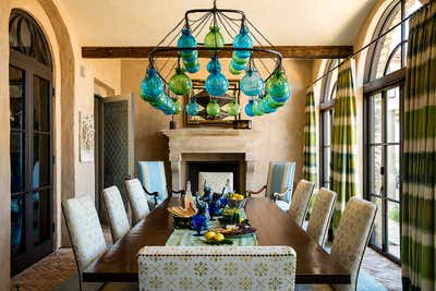  Transitional Family Home Dining Room. Santa Monica Italianate Estate Redux by Christine Markatos Design.