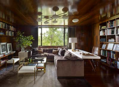  Modern Family Home Office and Study. Beverly Hills Estate by Jamie Bush + Co..