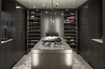 Contemporary Storage Room and Closet. Beverly Hills Estate by Jamie Bush + Co..