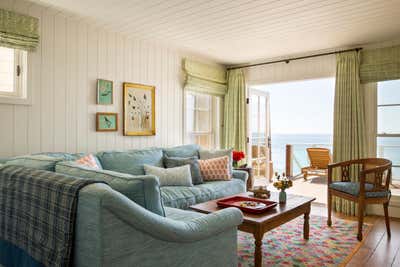  Coastal Beach House Living Room. Malibu Cottage by Christine Markatos Design.