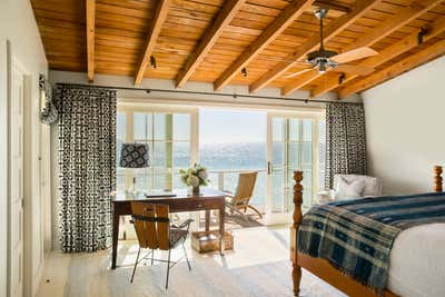  Coastal Beach House Bedroom. Malibu Cottage by Christine Markatos Design.