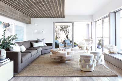  Modern Beach House Living Room. Malibu Retreat by Jamie Bush + Co..