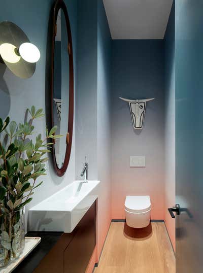  Bachelor Pad Bathroom. San Francisco Townhouse by Jamie Bush + Co..
