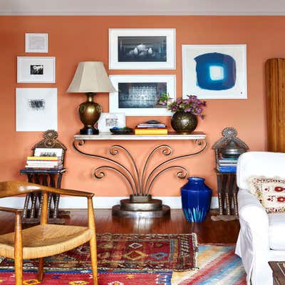  Mediterranean Living Room. SARA'S NEW YORK CITY APARTMENT by Sara Bengur Interiors.
