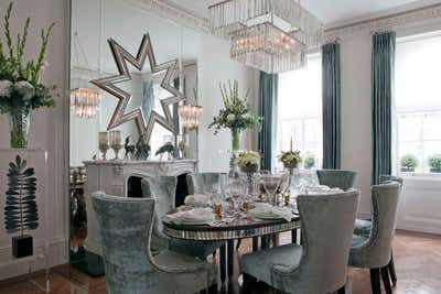  Contemporary Family Home Dining Room. London Town House by Siobhan Loates Design LTD.