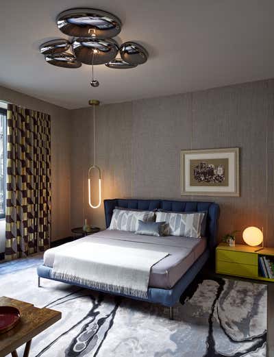  Modern Bachelor Pad Bedroom. Sun Loft  by Frampton Co.