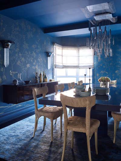 Eclectic Family Home Dining Room. Madison Avenue  by Frampton Co.