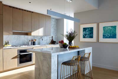  Modern Family Home Kitchen. 15 Hudson Yards  by Frampton Co.