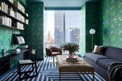  Eclectic Family Home Office and Study. 15 Hudson Yards  by Frampton Co.