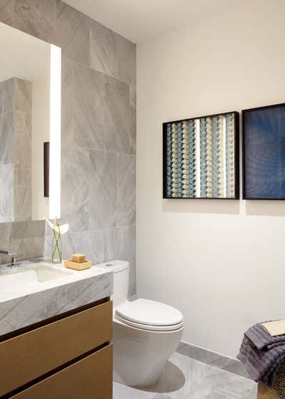  Modern Family Home Bathroom. 15 Hudson Yards  by Frampton Co.