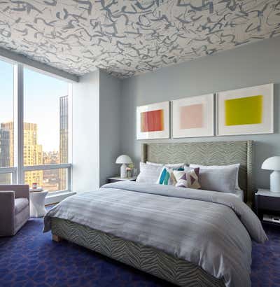  Eclectic Family Home Bedroom. 15 Hudson Yards  by Frampton Co.