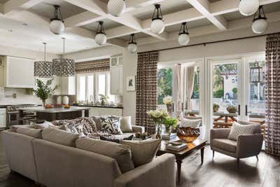Transitional Open Plan. Glendale Family Home by Jeff Andrews - Design.
