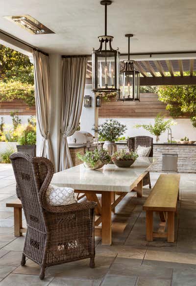  Mediterranean Family Home Patio and Deck. Glendale Family Home by Jeff Andrews - Design.