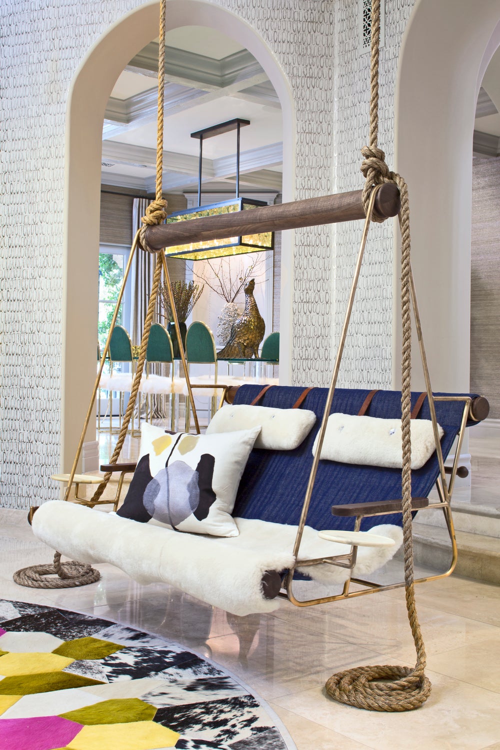 Living Room swing by Jeff Andrews Design on 1stdibs