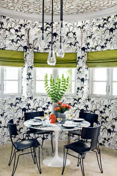  Maximalist Family Home Dining Room. Tarzana Family Home  by Jeff Andrews - Design.