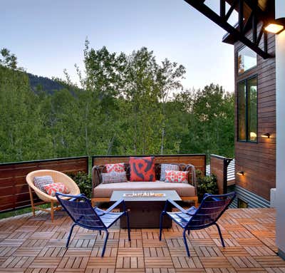  Eclectic Family Home Patio and Deck. Aspen Eclectic  by Joe McGuire Design.