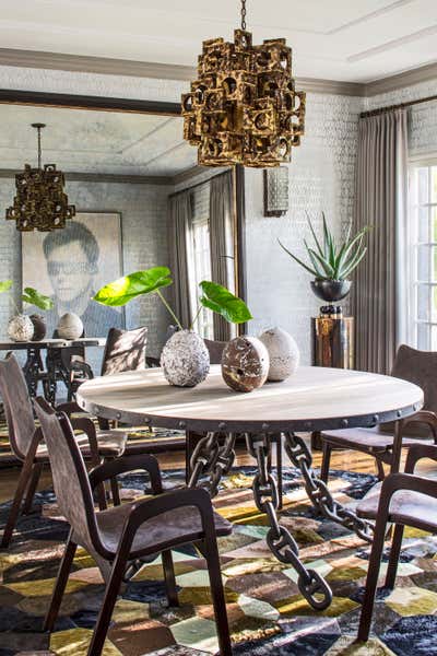  Bachelor Pad Dining Room. Miracle Mile by Jeff Andrews - Design.