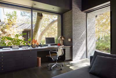  Modern Family Home Office and Study. Mandeville Canyon by Marmol Radziner.