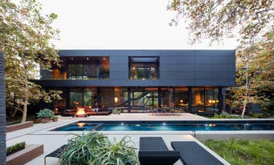 Modern Family Home Exterior. Mandeville Canyon by Marmol Radziner.