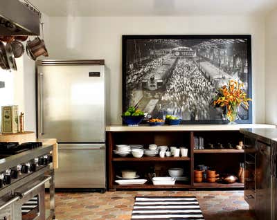  Mediterranean Family Home Kitchen. Historic Hollywood Villa by Martyn Lawrence Bullard Design.