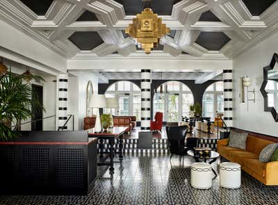  Eclectic Hotel Lobby and Reception. Hotel Californian by Martyn Lawrence Bullard Design.