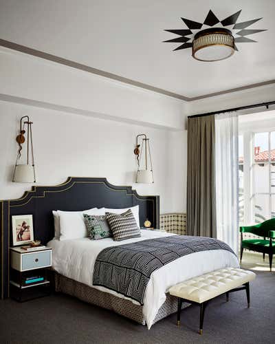  Eclectic Hotel Bedroom. Hotel Californian by Martyn Lawrence Bullard Design.