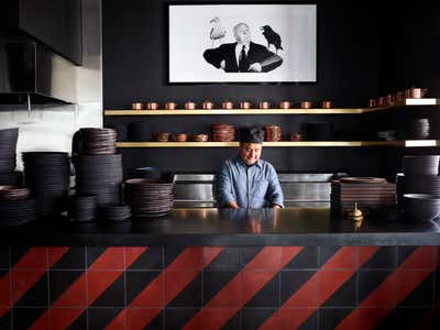 Eclectic Hotel Kitchen. Hotel Californian by Martyn Lawrence Bullard Design.