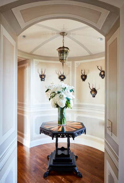  Traditional Family Home Entry and Hall. Connecticut Traditional by Martyn Lawrence Bullard Design.