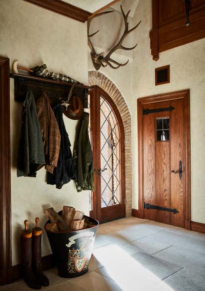  Traditional Family Home Storage Room and Closet. Connecticut Traditional by Martyn Lawrence Bullard Design.