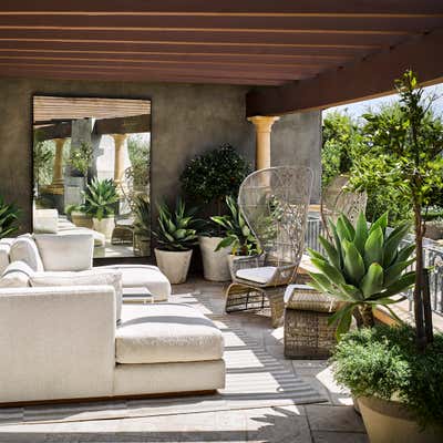 Contemporary Family Home Patio and Deck. Calabasas Modern by Martyn Lawrence Bullard Design.