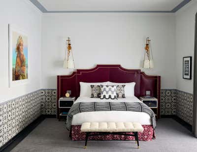  Eclectic Hotel Bedroom. Hotel Californian by Martyn Lawrence Bullard Design.